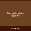 Sàn gỗ tự nhiên Căm Xe - Vinh Quang Home