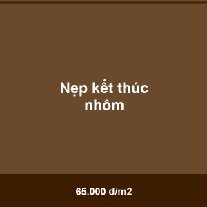 Nẹp kết thúc nhôm - Vinh Quang Home